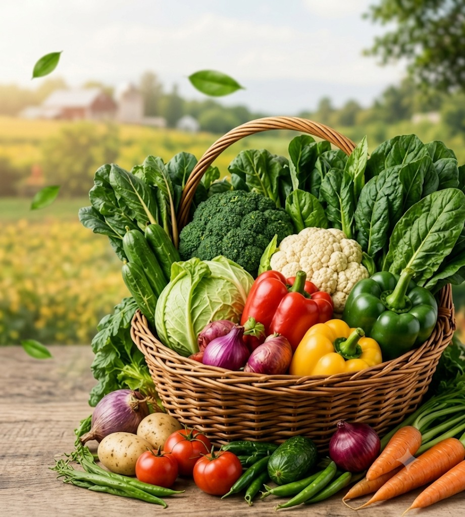Organic farm-fresh vegetables delivered in 20 minutes